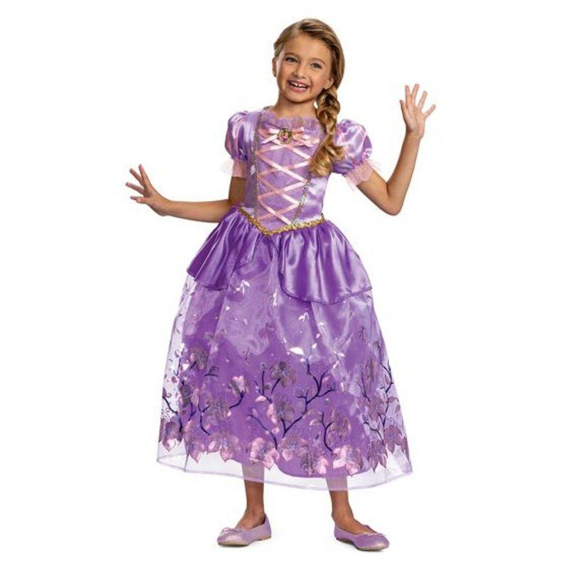 Disney Princess Tangled Rapunzel Costume (S, 4-6 years, Purple) - Image 1